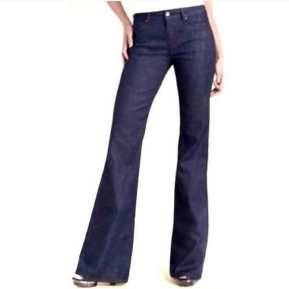 JOES jeans gatsby Leila 31 wide leg Flare jeans dark wash mid rise